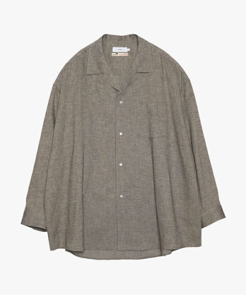 ＜Graphpaper＞SIDOGRAS Cotton Herringbone Flannel Sleeping Shirt