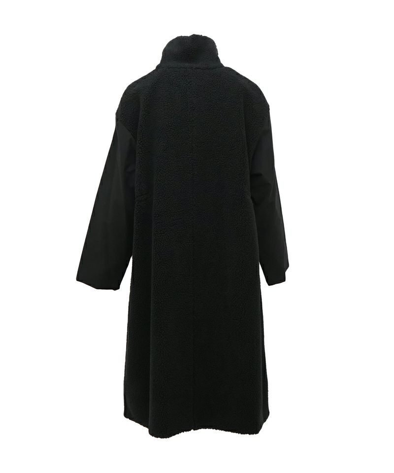 【23AW】bow.a REVERSIBLE WOOL COAT コート カシミヤ混 2TONE リバーロングコート （アウター）｜ADORE / アドーア