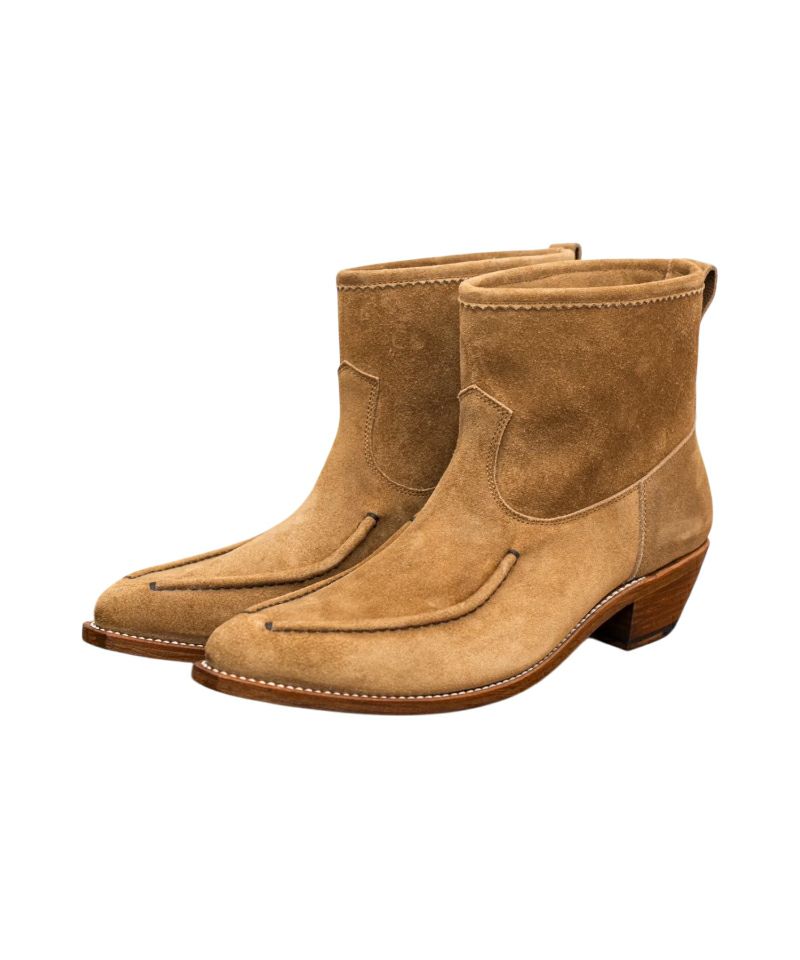 ＜The Letters＞WESTERN MOCCASIN BOOTS -KUDU SUEDE-