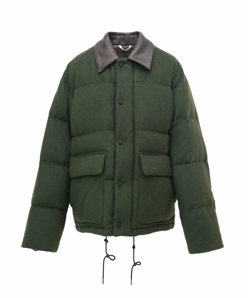 AURALEE＞BABY CAMEL FLANNEL DOWN BLOUSON | MAKES ONLINE STORE