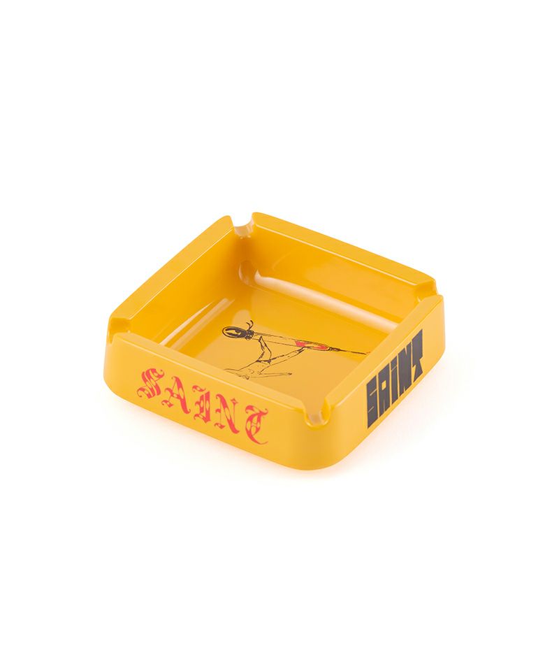 SAINT MICHAEL＞ALX_ASHTRAY/DRAWING/YELLOW | MAKES ONLINE STORE