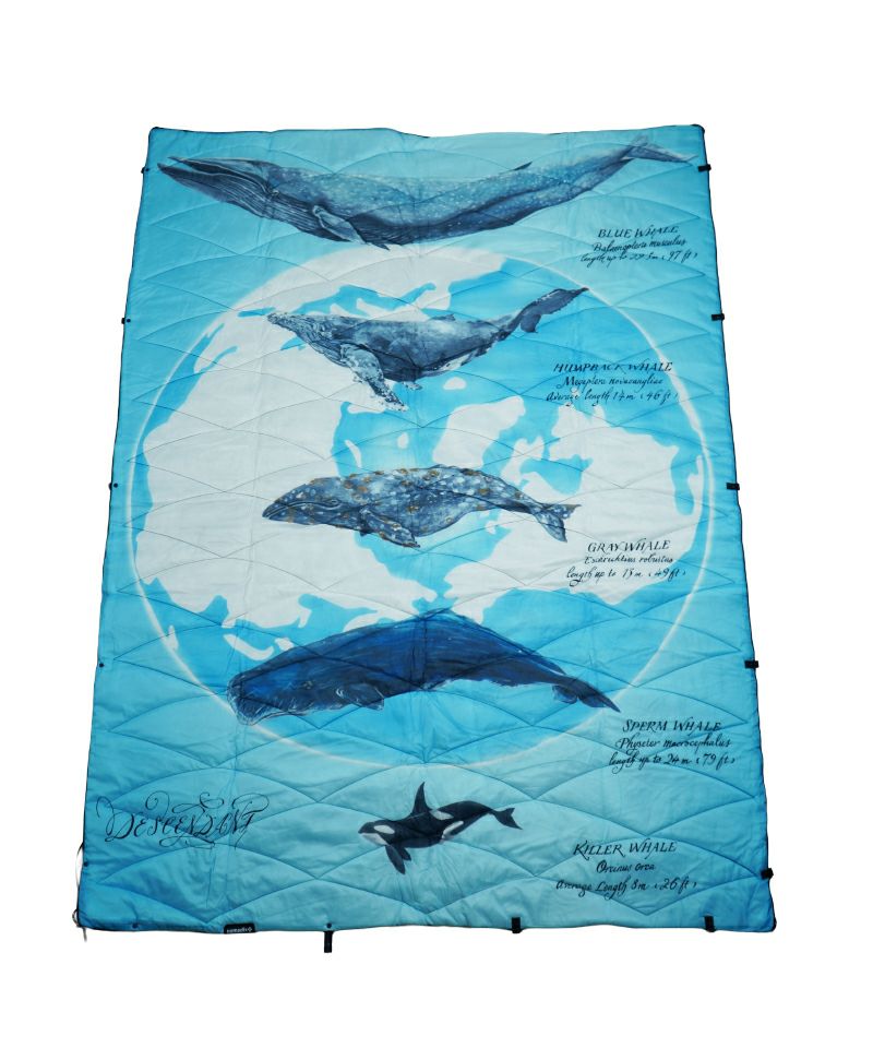 ＜DESCENDANT＞SEAFARERS PUFFER BLANKET nomadix