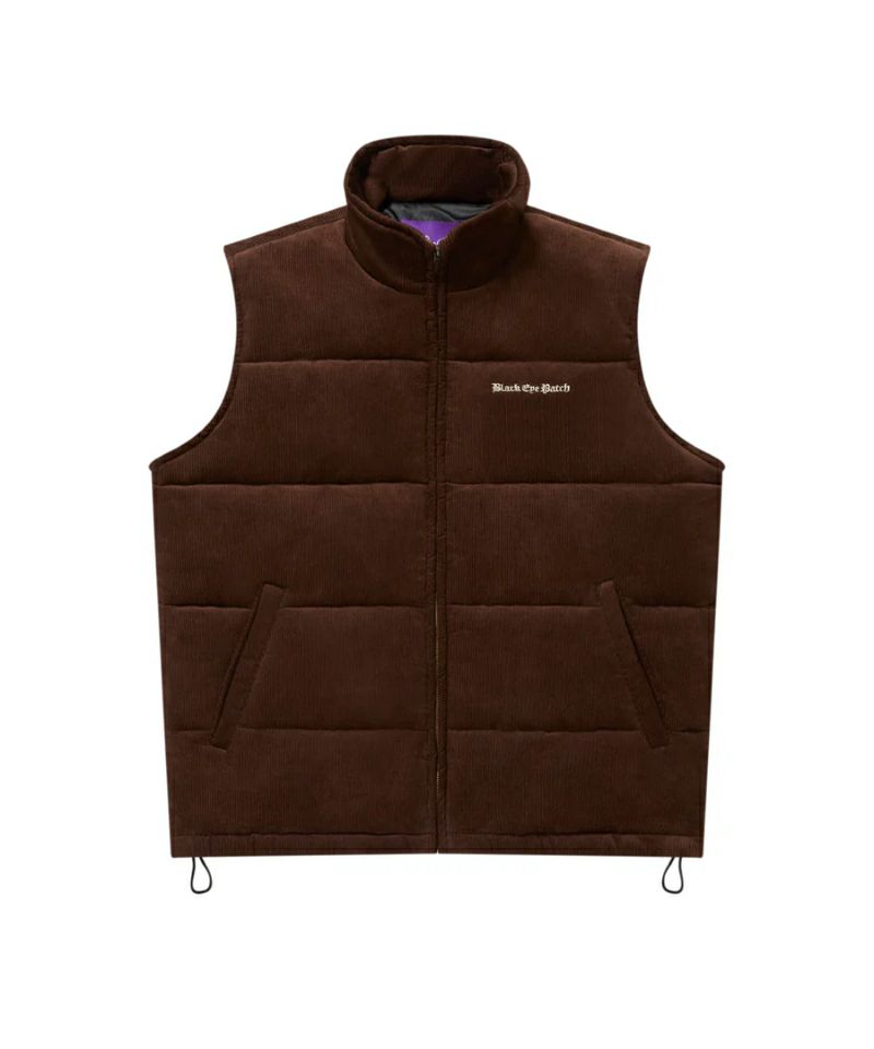 ＜BlackEyePatch＞OE LOGO CORDUROY PUFFER VEST