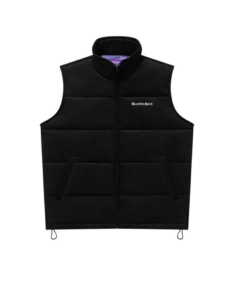 BlackEyePatch＞OE LOGO CORDUROY PUFFER VEST | MAKES ONLINE STORE