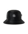 ＜BlackEyePatch＞OG LABEL FAUX LEATHER BUCKET HAT