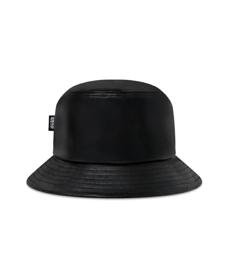 BlackEyePatch＞OG LABEL FAUX LEATHER BUCKET HAT | MAKES ONLINE STORE
