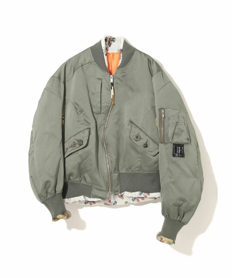 ＜UNDERCOVER＞WフェイスSiサテンMA-1