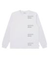 REPEATED FABRIC LOGO L/S TEE