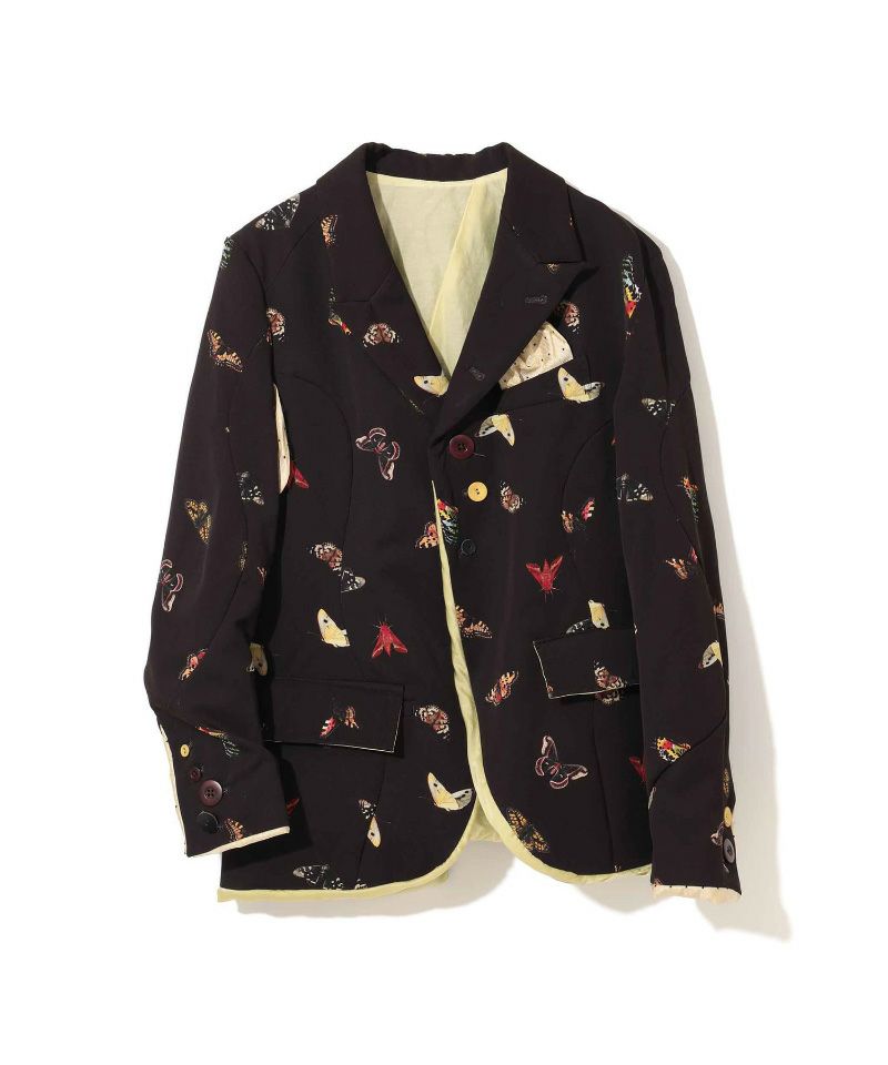 ＜UNDERCOVER＞Butterfly総柄ウール3BJKT