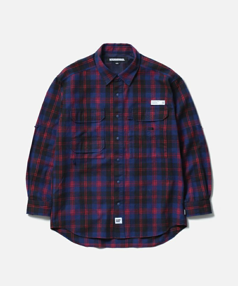 ＜NEIGHBORHOOD＞TARTAN CHECK FISHING SHIRT LS