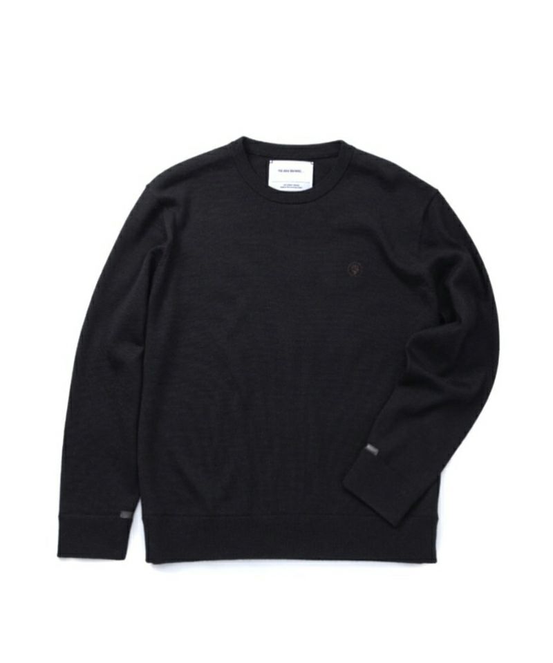 THE INOUE BROTHERS＞Crew Neck Sweater Logo Embroidery | MAKES