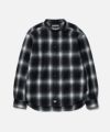 ＜NEIGHBORHOOD＞HOMBRE CHECK BAND COLLAR SHIRT LS