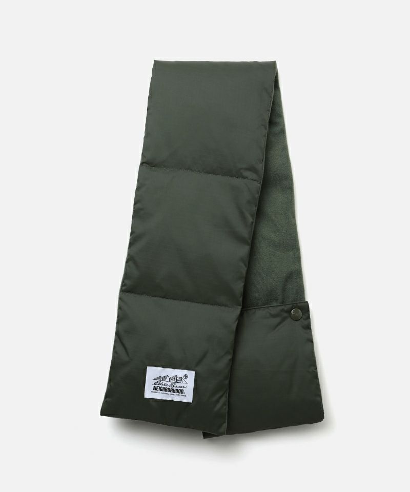 NEIGHBORHOOD ＸEDDIE BAUER DOWN MUFFLER NEIGHBORHOOD＞xEDDIE BAUER . DOWN MUFFLER | MAKES ONLINE STORE
