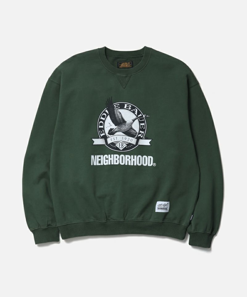 ＜NEIGHBORHOOD＞xEDDIE BAUER . WASHED SWEAT LS