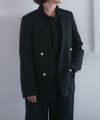 BLACK FORMAL NO COLLAR JACKET