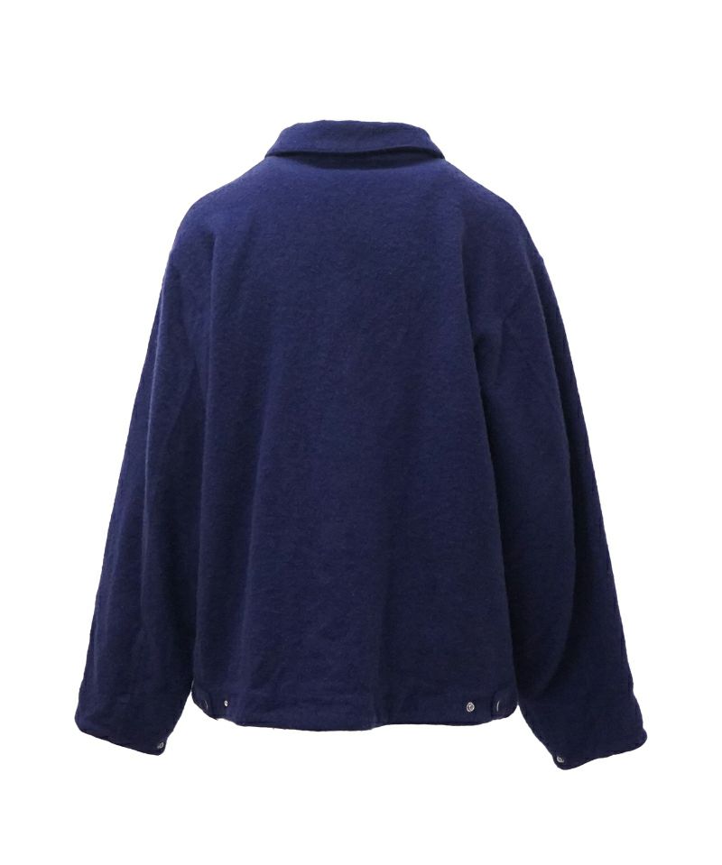 COMOLI＞縮絨ウール ジップショートジャケット | MAKES ONLINE STORE