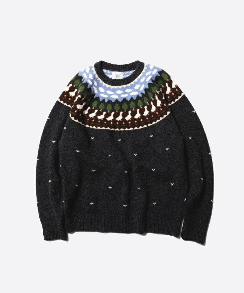 ＜Unlikely＞Unlikely Fair Isle “Duck”