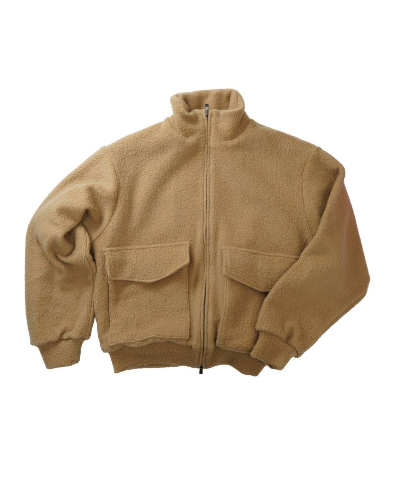 ＜GOLD＞Super 140's WOOL FLEECE TRACK JACKET