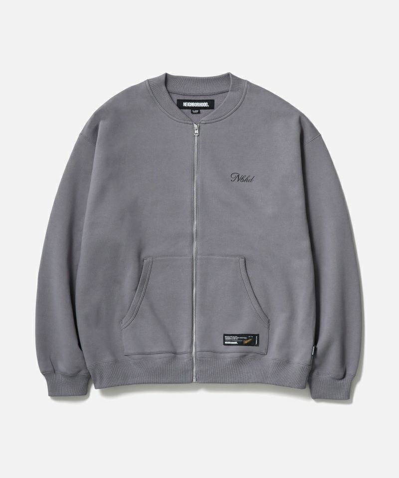＜NEIGHBORHOOD＞PLAIN SWEAT ZIP JACKET LS
