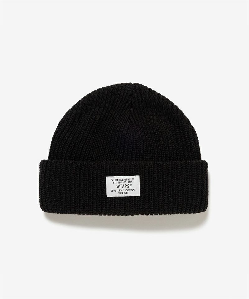 WTAPS SGT BEANIE ACRYLIC BLACK 25AW 最安値- WTAPS＞SGT / BEANIE / ACRYLIC | MAKES ONLINE STORE