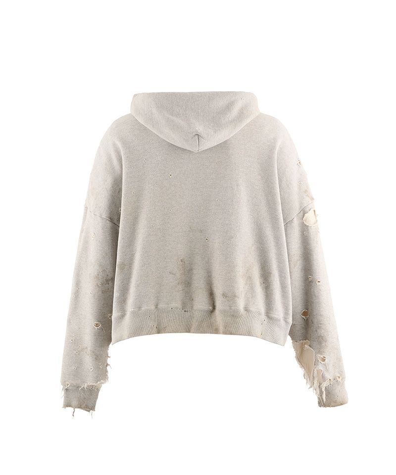 SAINT MICHAEL＞ZIP HOODIE/DOUBLE FACE/GRAY | MAKES ONLINE STORE