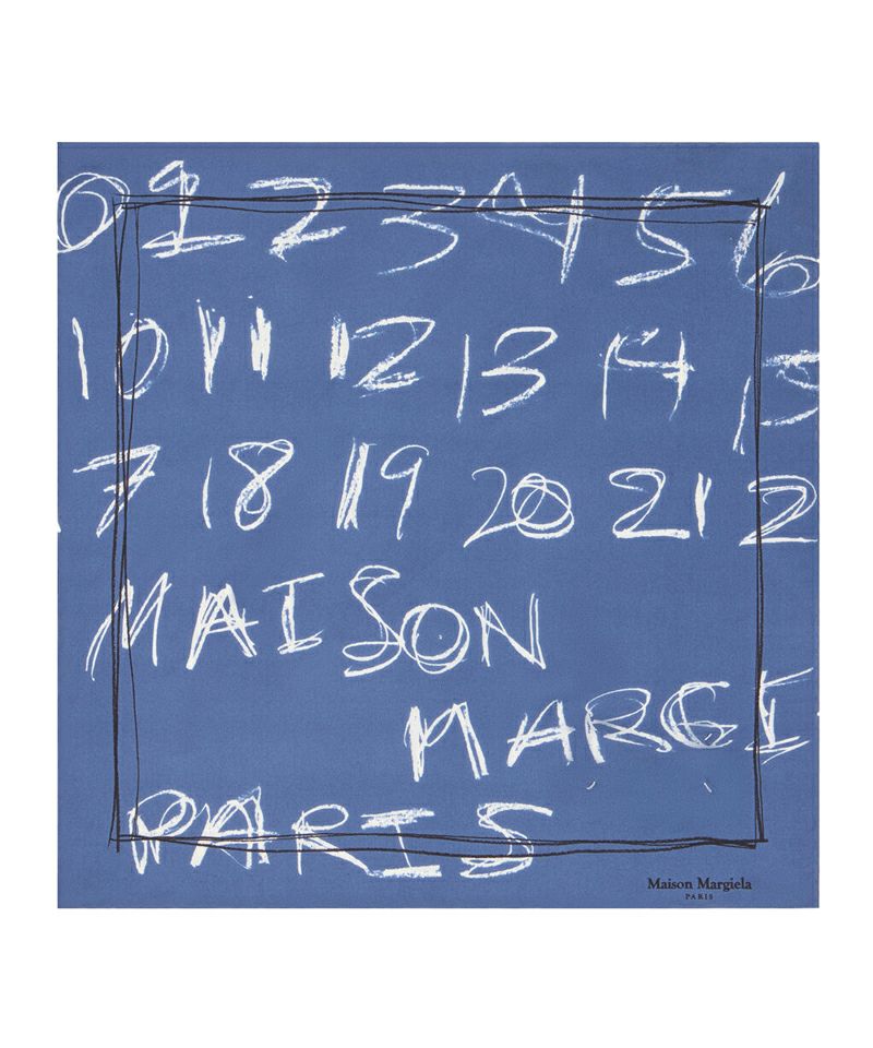 ナンバリング シルクスカーフ