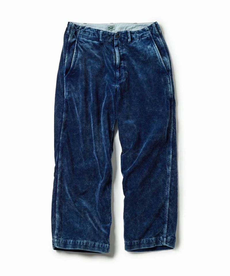 ＜GOLD＞9W INDIGO CORDUROY TROUSERS