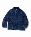 ＜GOLD＞9W INDIGO CORDUROY WORK COAT