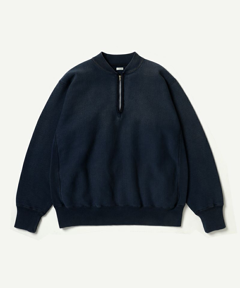 A.PRESSE＞Vintage Half Zip Rib Collar Sweatshirt | MAKES ONLINE STORE