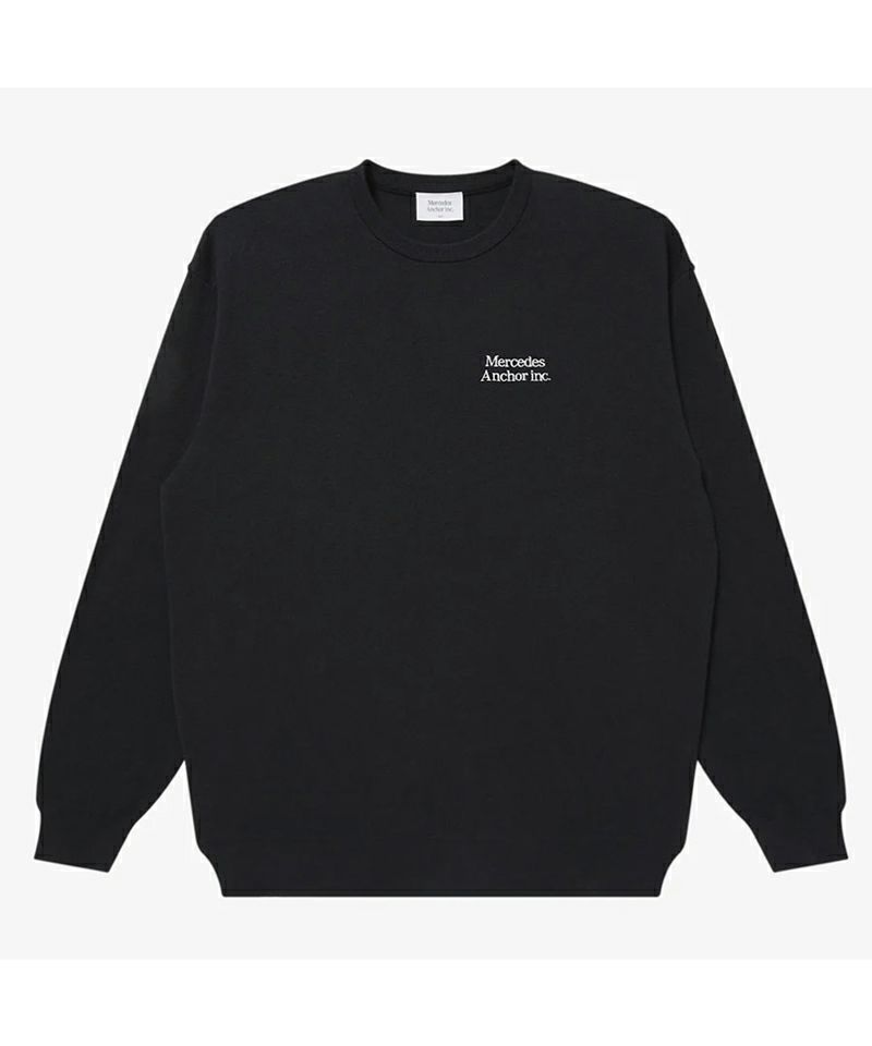 CASHMERE BLENDED CREW KNIT SWEATER