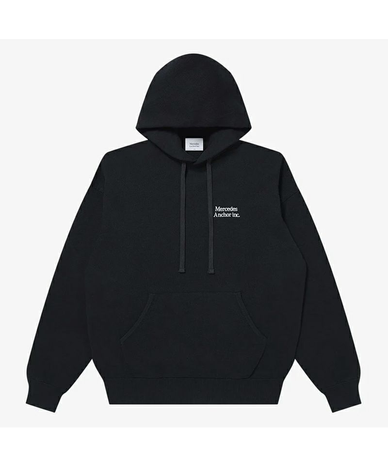 CASHMERE BLENDED KNIT HOODIE