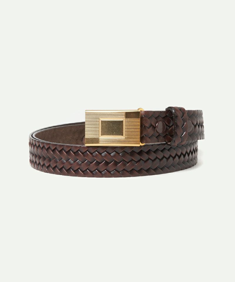 ＜T.T＞LOT.021 BASKETWEAVE PATTERN BELT