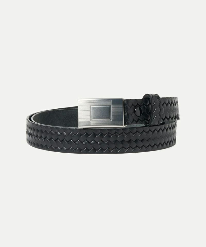 ＜T.T＞LOT.021 BASKETWEAVE PATTERN BELT