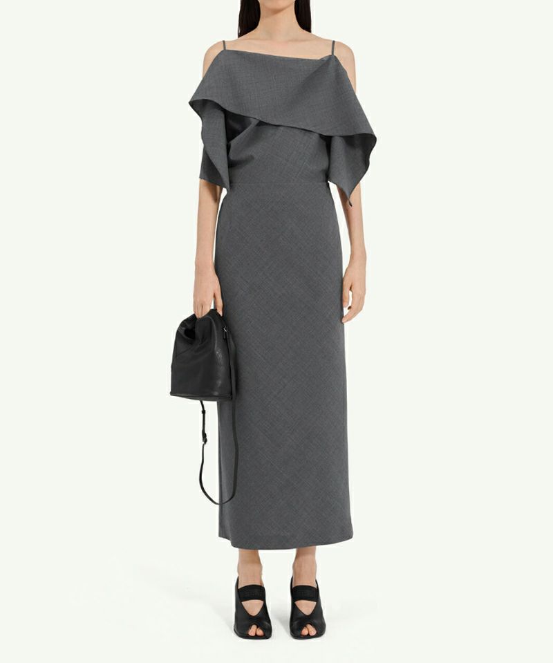 MM⑥ Maison Margiela＞フォールデッド ウールドレス | MAKES ONLINE STORE