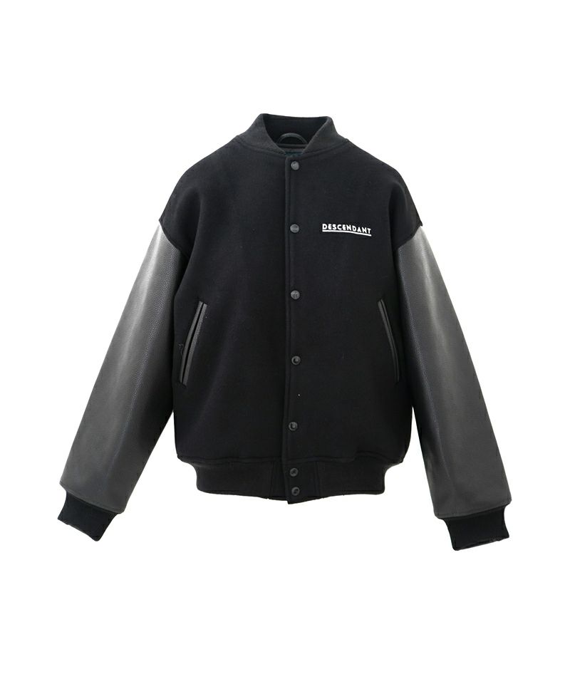 DESCENDANT FLUKE UP VARSITY JACKET サイズ1 DESCENDANT/FLUKE UP VARSITY JACKET (BLACK)