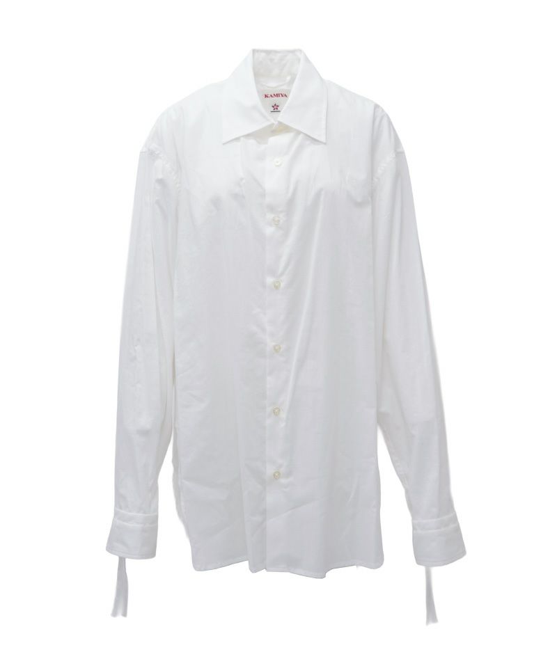 ＜KAMIYA＞Drawstring Cuff Shirt