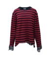 ＜KAMIYA＞Layered Horizontal Striped Knit