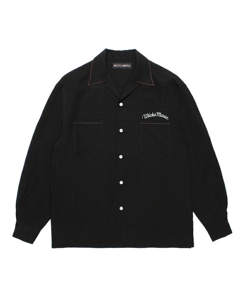 極美品　wacko maria 50'S SHIRT L/S 黒 WACKO MARIA(ワコマリア)｜50'S SHIRT L/S ( TYPE-2 )｜正規通販取扱店