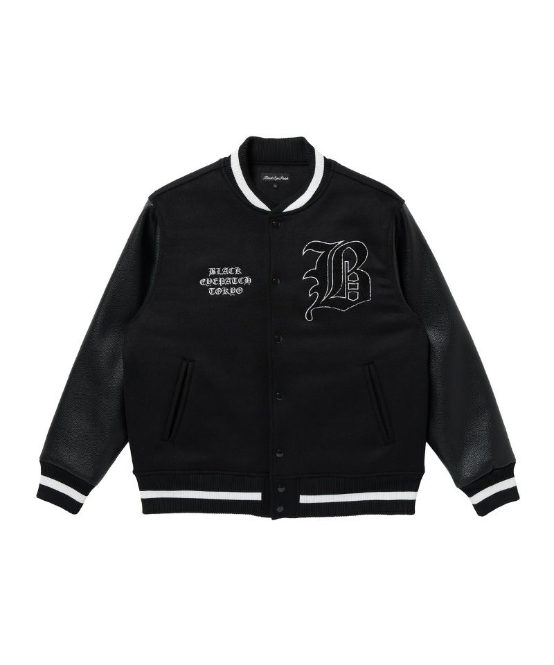 ＜BlackEyePatch＞OE BIG B MELTON VARSITY JACKET