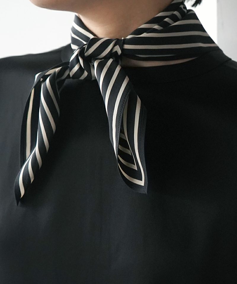 Signature monogram silk scarf