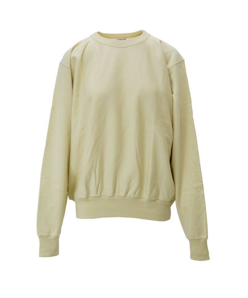 【超人気25SS】オーラリー ELASTIC HIGH GAUGE SWEAT AURALEE＞ELASTIC HIGH GAUGE SWEAT P/O | MAKES ONLINE STORE