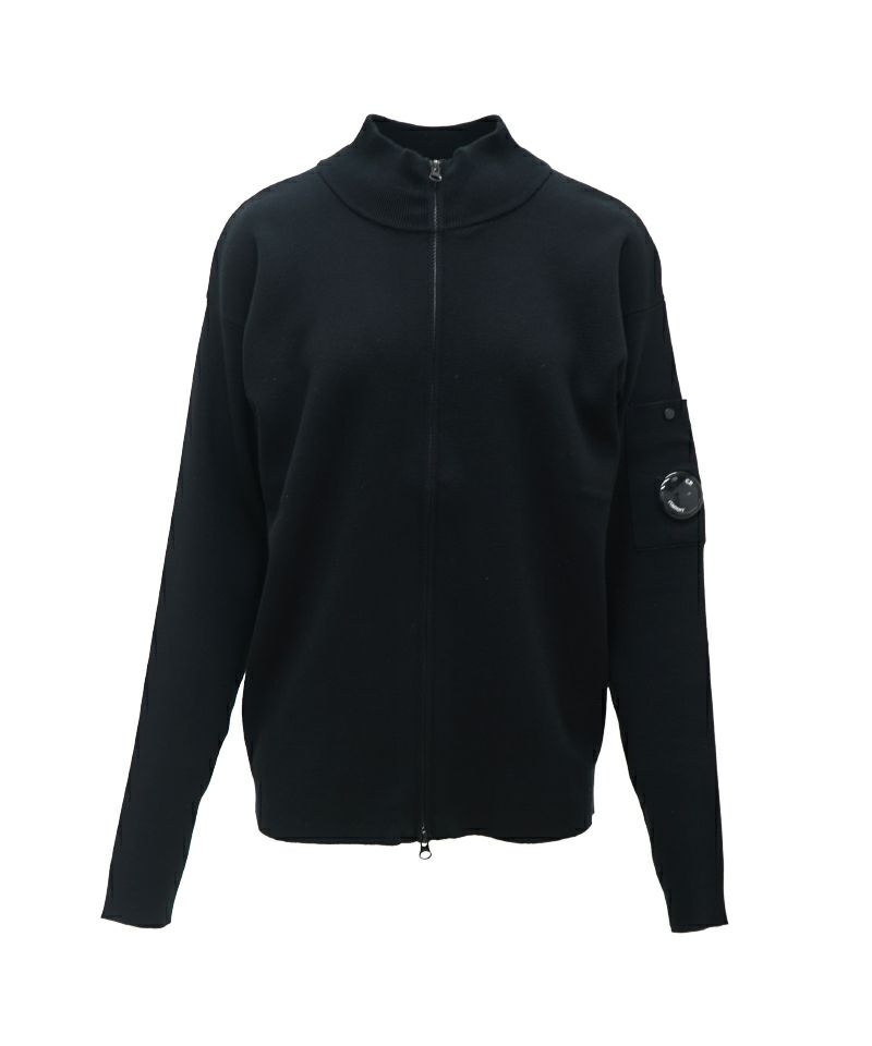 ＜C.P. COMPANY＞CTN SEA ISLAND ZIP LENS CARDIGAN