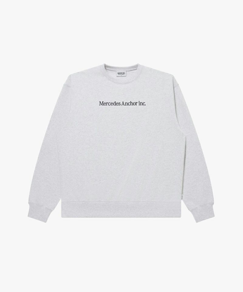 ANCHOR INC.＞ONE LINE LOGO CREW SWEAT | MAKES ONLINE STORE
