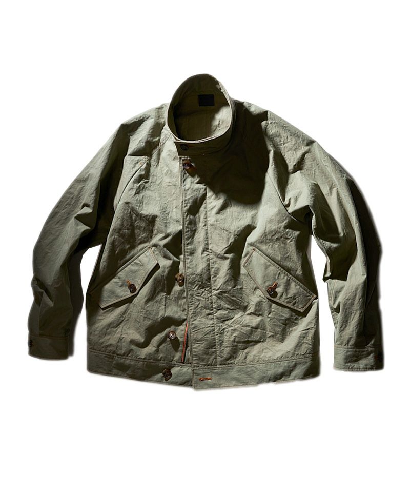 山内＞超高密度シールドコットンクロス・セミダブルジップジャケット