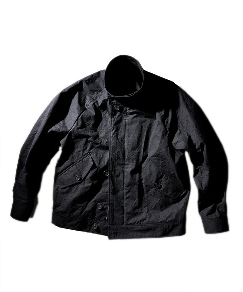 山内　リブ付き　ジップジャケット 山内-遠州二重織りコットンリブ付きジップジャケット- | twelve blog