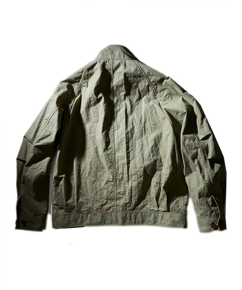 山内＞超高密度シールドコットンクロス・セミダブルジップジャケット