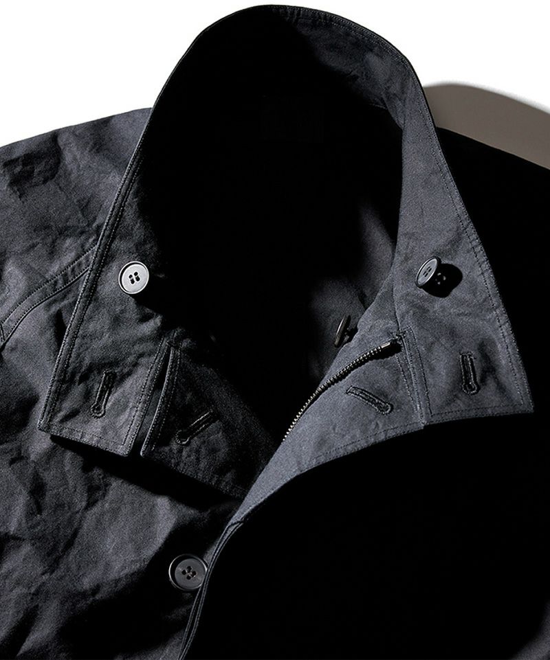 山内＞超高密度シールドコットンクロス・セミダブルジップジャケット