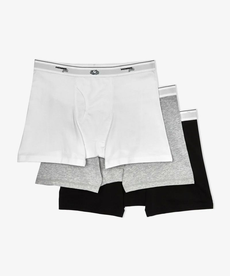 HOMME girls＞x Fruit of the Loom Boxer Briefs (3-Pack) | MAKES