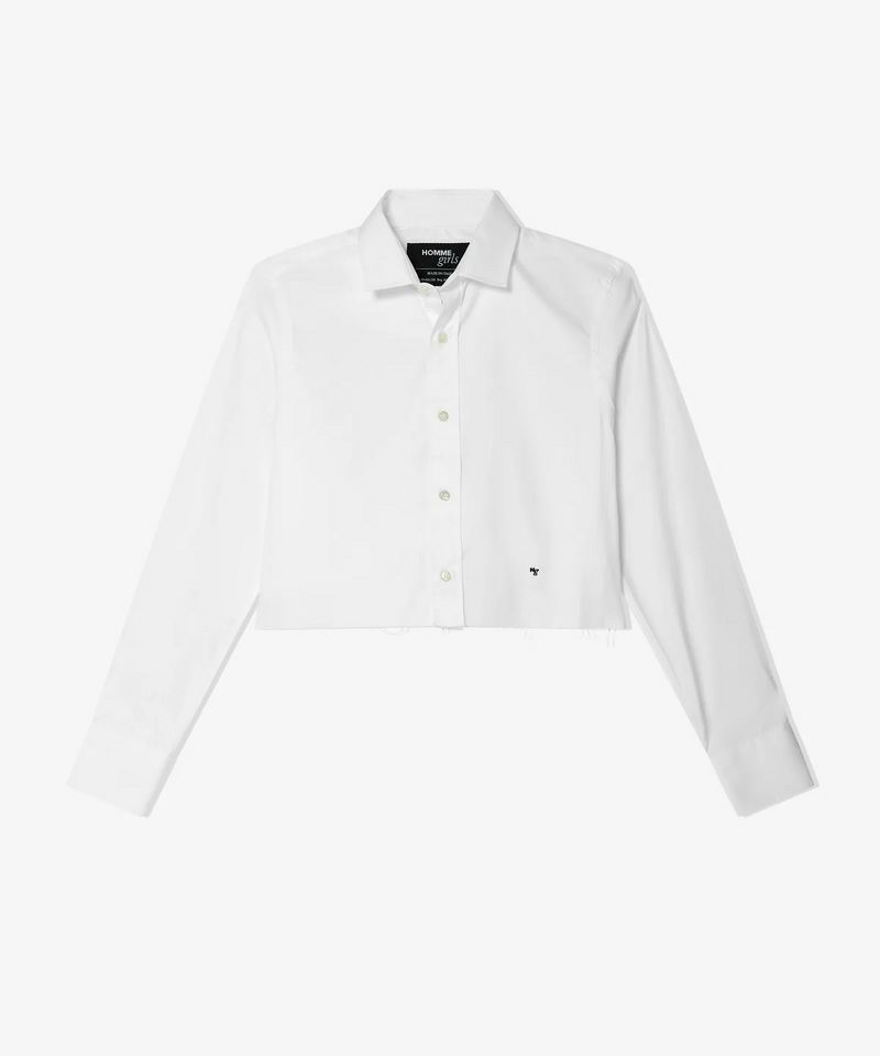 HOMME girls＞Cropped Shirt | MAKES ONLINE STORE