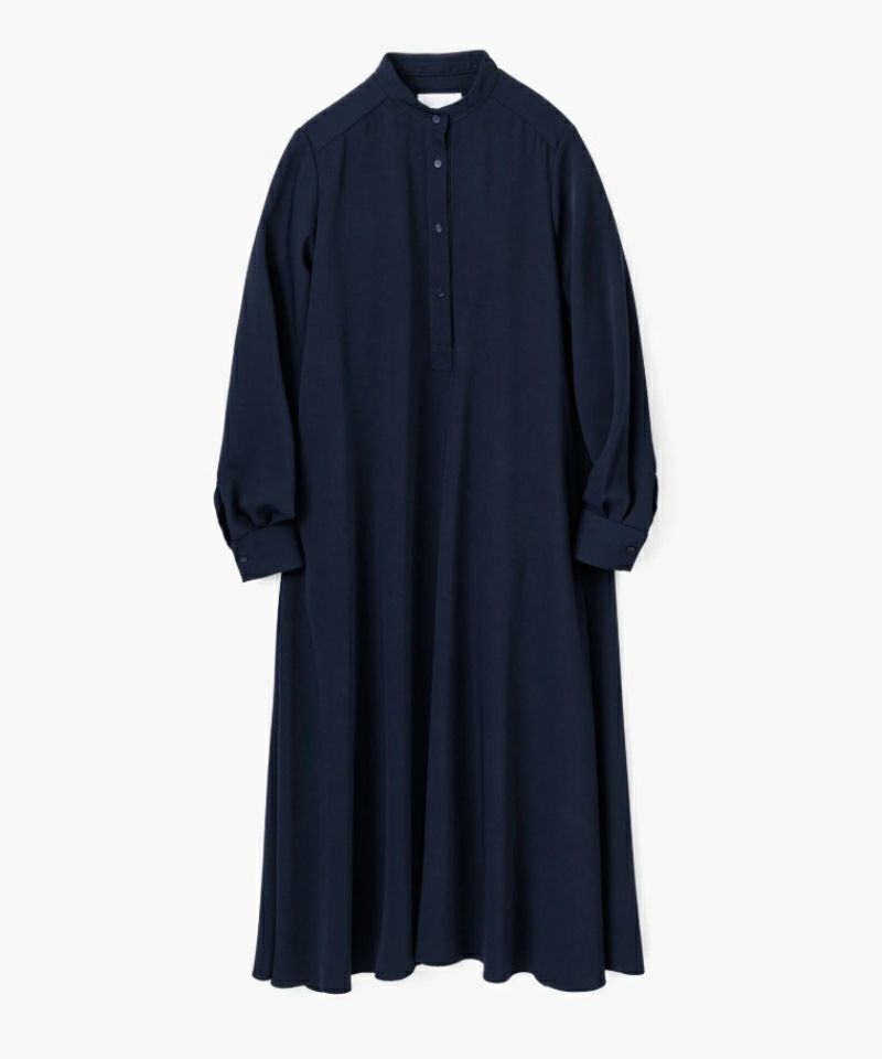 Graphpaper＞Satin Band Collar Dress | MAKES ONLINE STORE